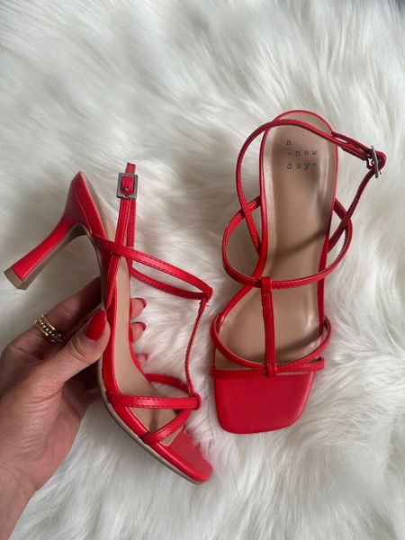 So in love with these red sandals via Target they are under $35!
Spring sandals, spring style, target finds, target

#LTKstyletip #LTKfindsunder50 #LTKshoecrush