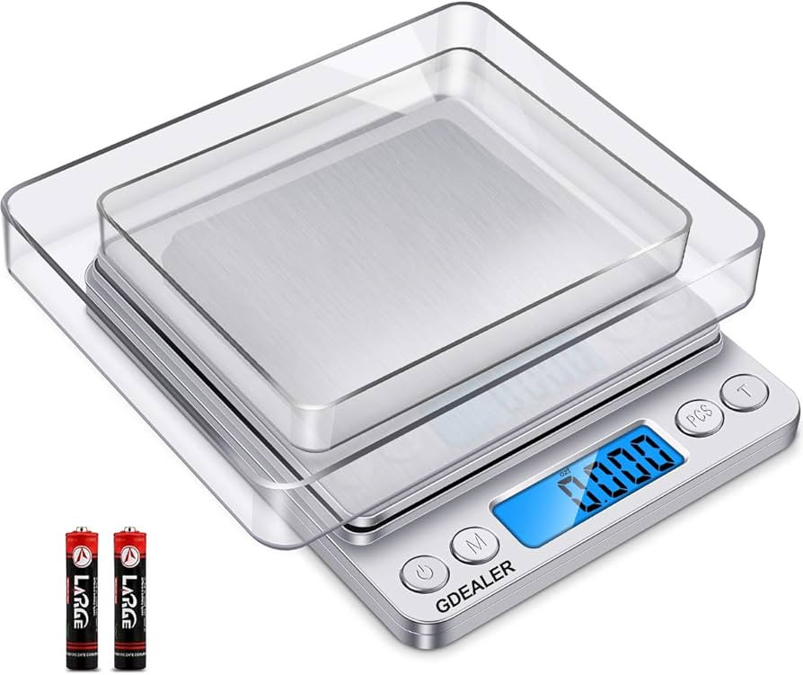GDEALER Food Scale, 0.001oz/0.01g Precise Digital Kitchen Scale Gram Scales Weight Food Coffee Sc... | Amazon (US)