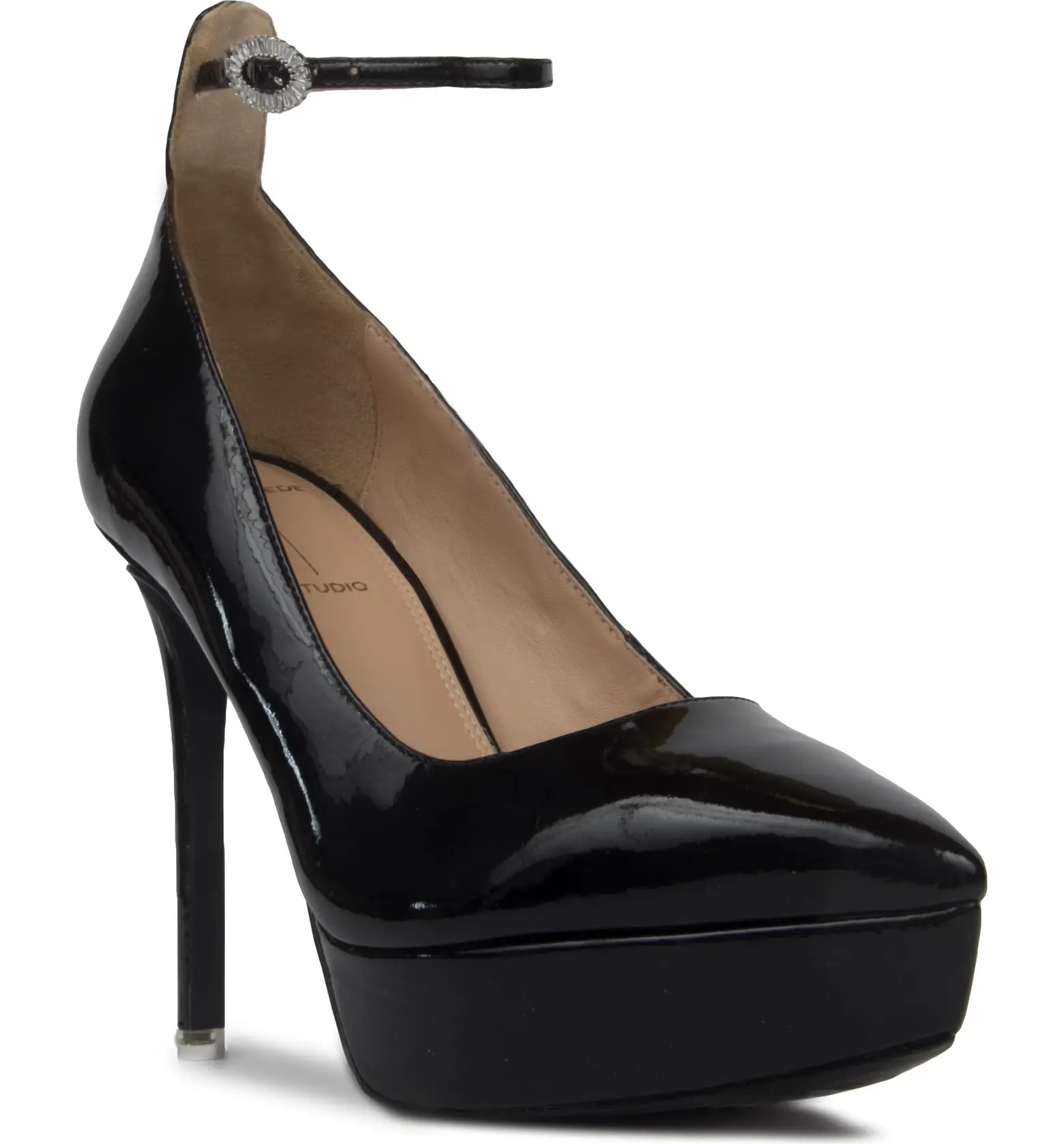 BLACK SUEDE STUDIO Gracie Pointed Toe Platform Pump (Women) | Nordstrom | Nordstrom