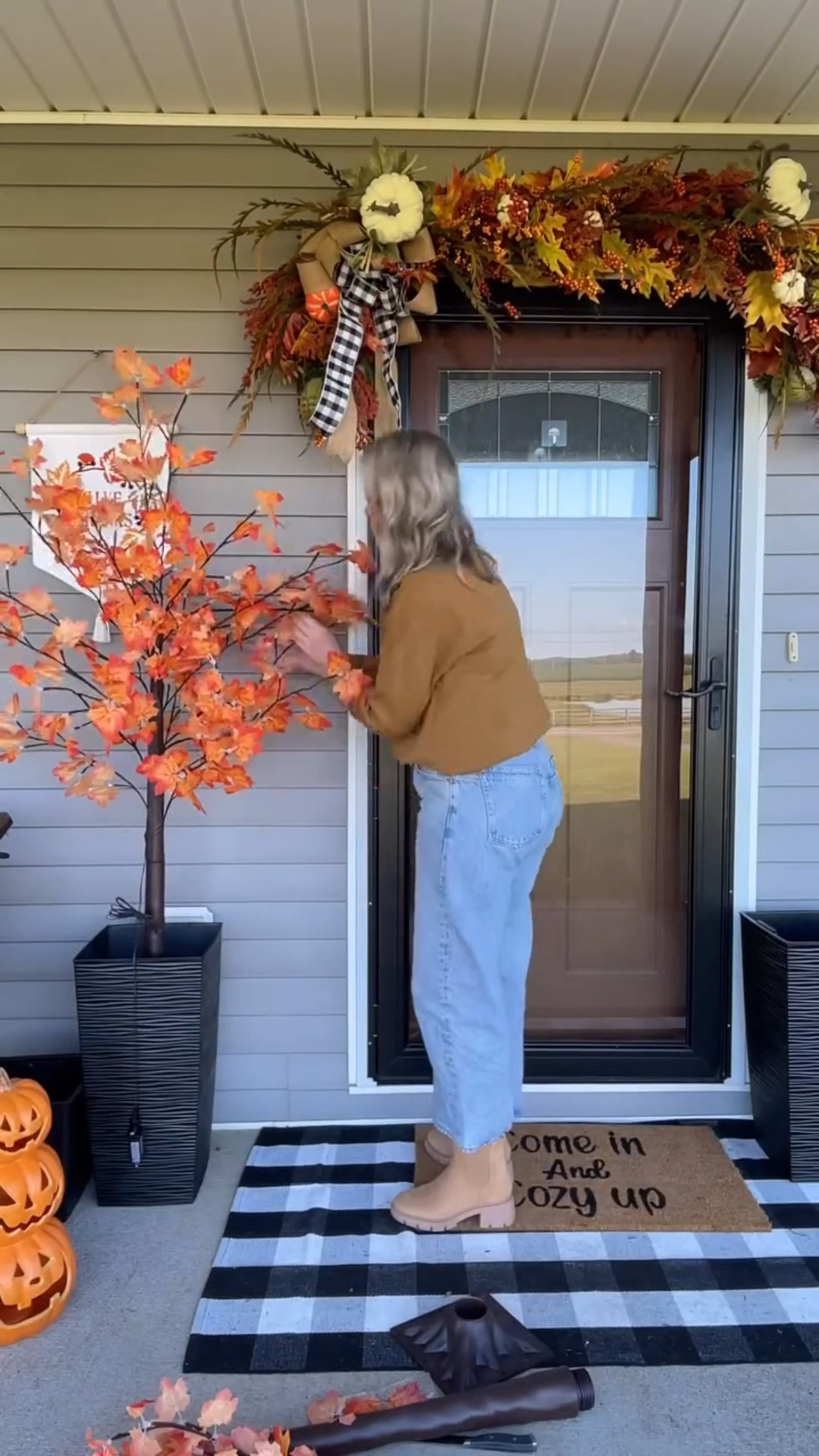 This 6’ fall tree is absolutely stunning and it’s now available! 🍁 These sold out fast last year, so grab yours early for the perfect autumn statement piece. 🍂 

#LTKSeasonal #LTKHome #LTKU