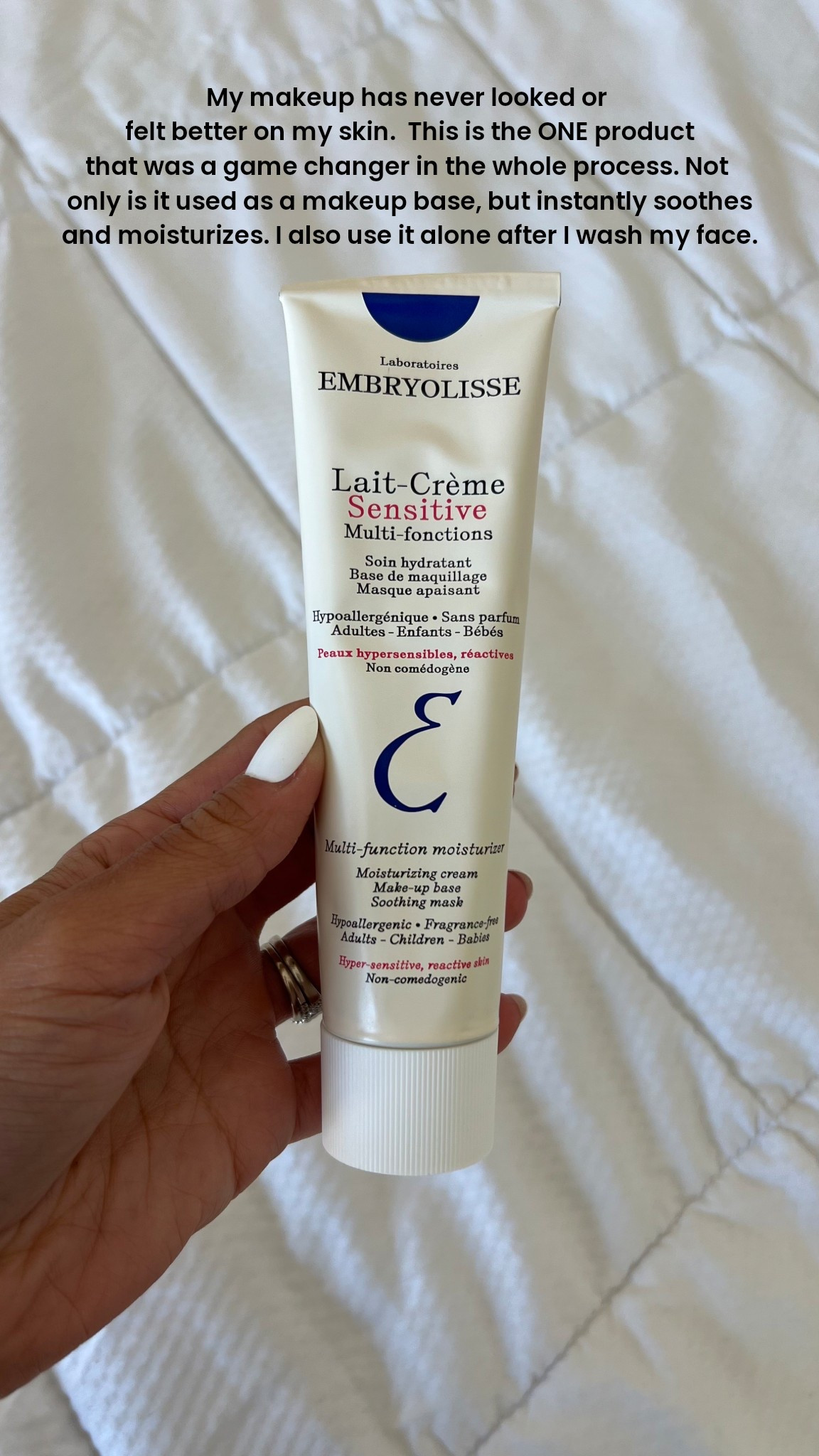My makeup has never looked or felt better on my face.
I've been focusing a lot more on skincare lately and using way less makeup and this is the ONE product that was a game changer in the whole process. After a lot of research, this one product is used by many makeup artists before application and your makeup lasts. Not only is it used as a makeup primer, but it instantly soothes, nourishes and moisturizes. BEST PART FOR ALL MY MAMAS, this is also safe to use on babies

#LTKSummerEdit #LTKStyleTip #LTKBeauty