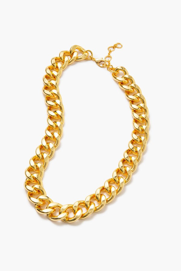 Gold Flat Chain Link Necklace | Tuckernuck (US)