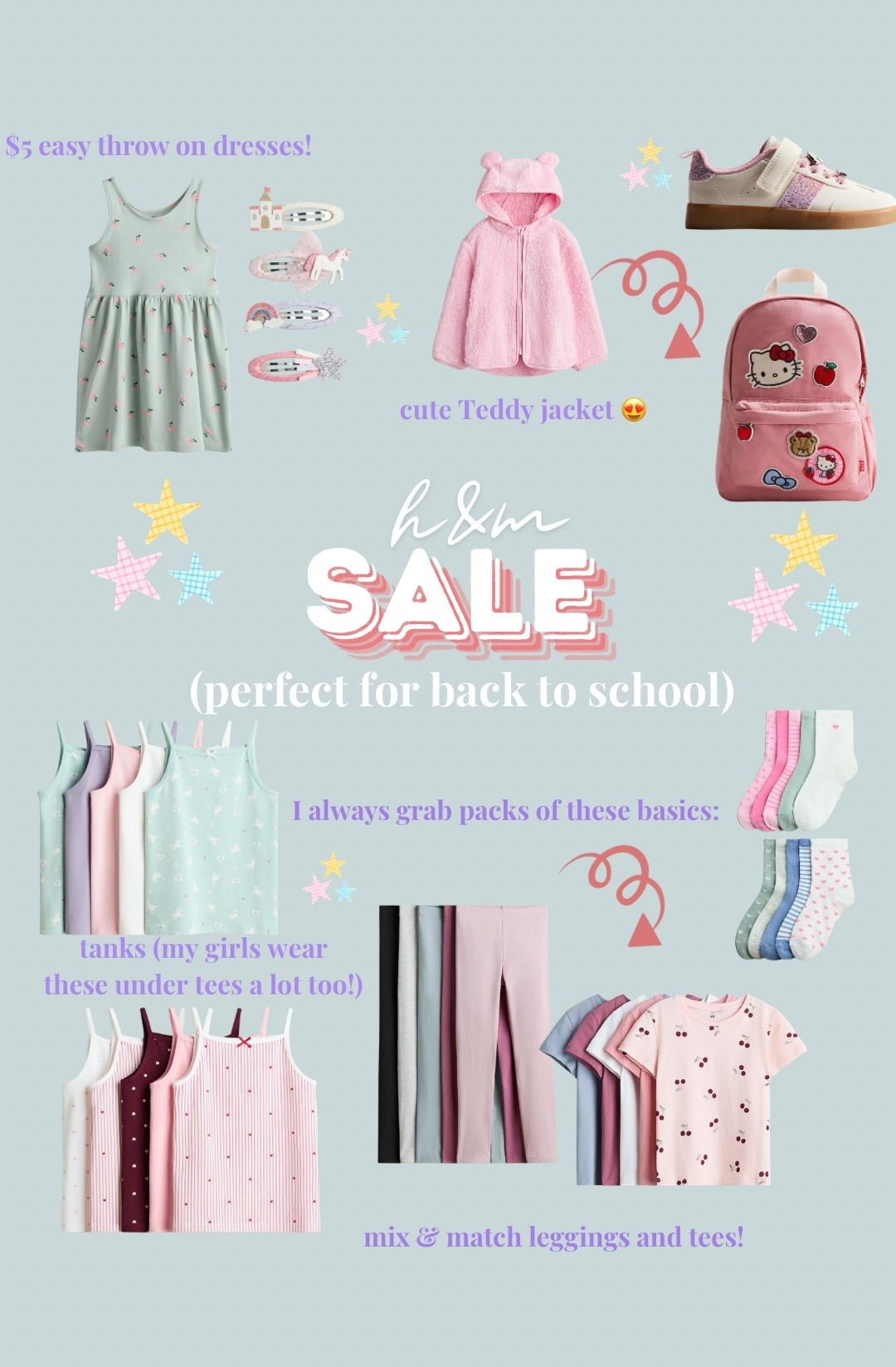 Girls 2-8 finds from H&M! Perfect for back to school basics! #h&m #backtoschool #schoolshopping

#LTKmomlife #LTKKids #LTKootd