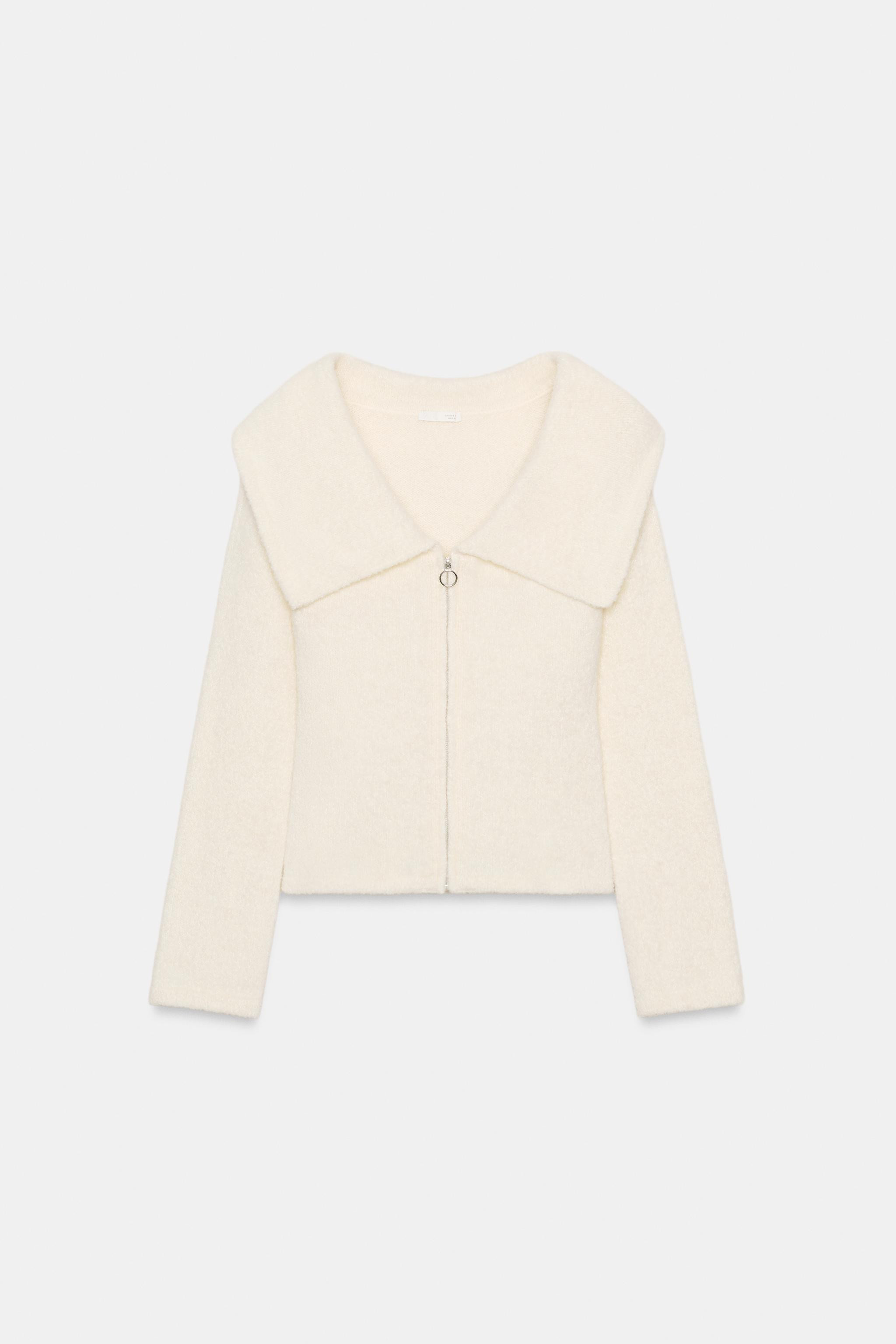 LAPEL ZIPPER TOP | Zara US