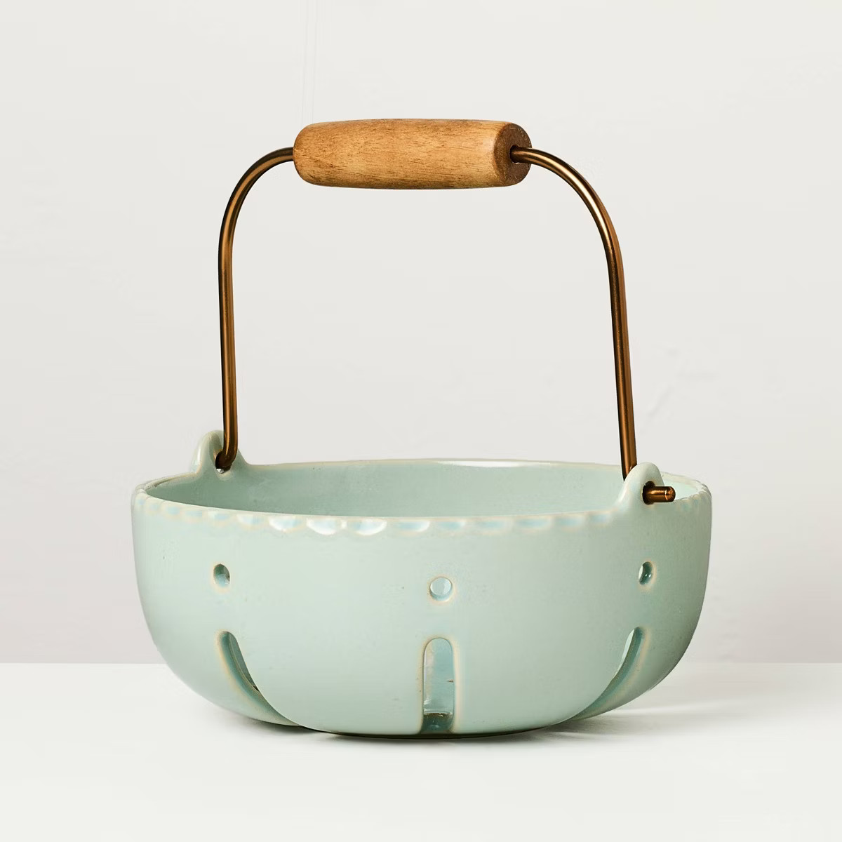 Stoneware Berry Serving Bowl with Handle - Hearth & Hand™ with Magnolia | Target