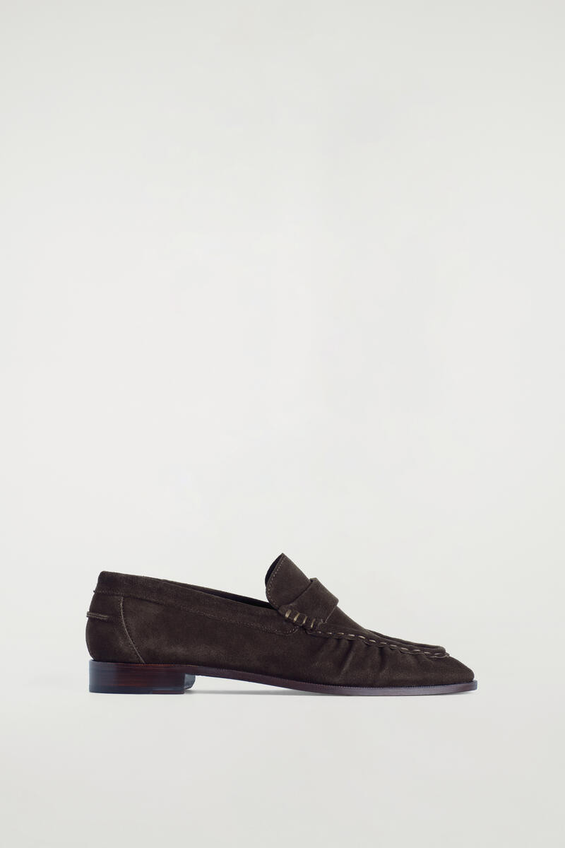 Split Suede Mocassin Loafers | COS UK