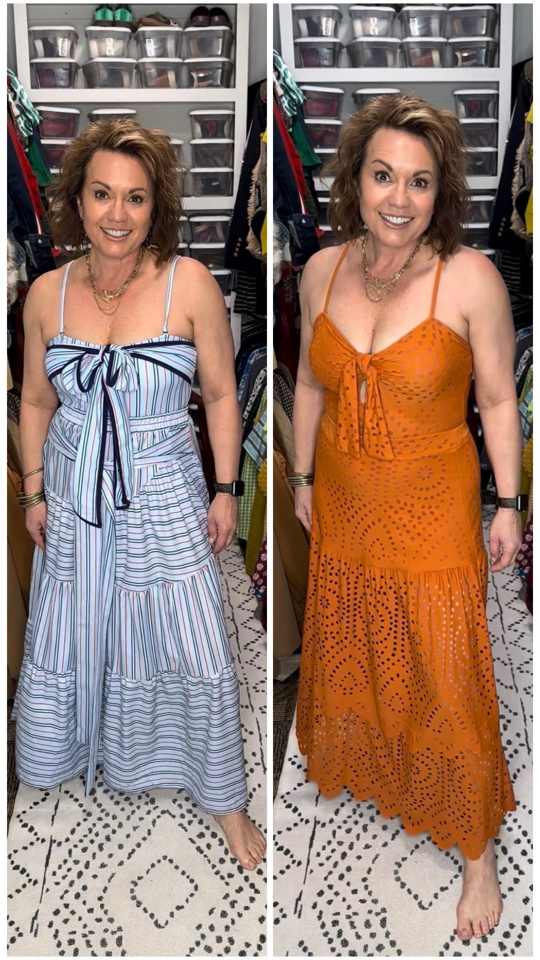 Amazon swimwear that doubles as a dress? Yes please ☀️

Both of these Flaxmaker swim sets from Amazon come with a swimsuit and a coordinating skirt so they look like a full summer maxi dress.

Perfect for:
✔️ pool days
✔️ beach vacations
✔️ cruises
✔️ resort dinners

I love pieces like this because they make getting dressed on vacation so easy.

Now I can’t decide…

💙 Blue stripe
🧡 Orange eyelet

Which one would you pack for vacation?



Amazon swimwear
Amazon swim sets
Flaxmaker swimsuits
Amazon vacation outfits
resort wear Amazon
swimsuit with skirt cover up
beach vacation outfits
poolside outfit ideas
Amazon fashion finds
cruise outfits


#LTKSeasonal #LTKSwim #LTKOver40