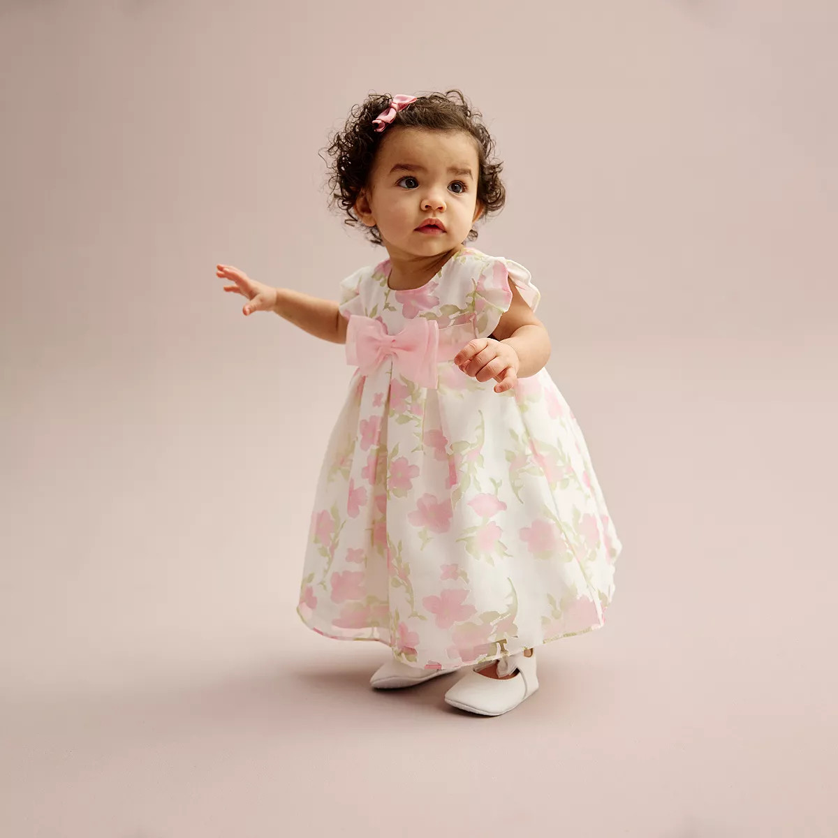Baby & Toddler Girl Bonnie Jean Floral Burnout Trapeze Dress | Kohl's