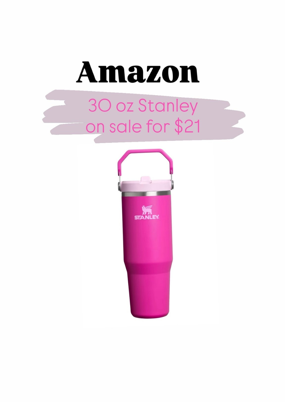 Amazon sale
Hot pink Stanley only $21! 💕 

#LTKActive #LTKTravel #LTKSaleAlert