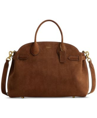 Soft Empire Large Suede Carryall 40 | Macy's