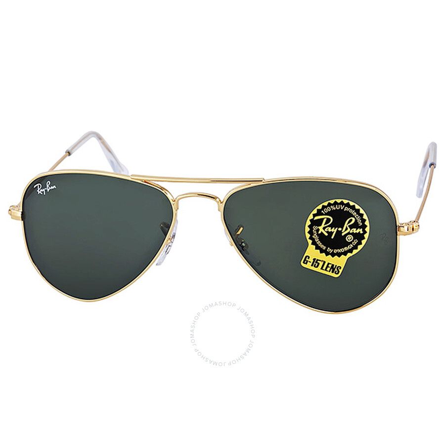Ray-Ban Small Aviator Sunglasses Arista Gold-Tone G-15 XLT 3044-52-L0207 | Jomashop.com & JomaDeals.com