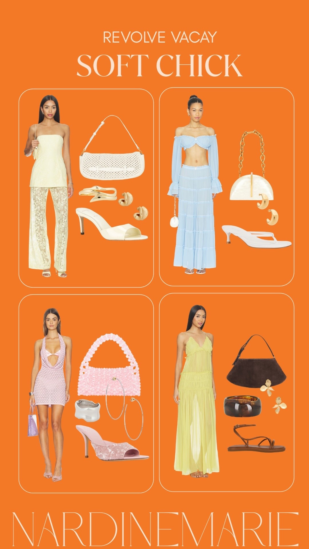 SOFT CHIC VACAY LOOKS YOU’LL LIVE IN 🌊✨

Perfect for resort days, sunset dinners & beach strolls 🤍

These outfits are so easy to wear but look instantly put together
lightweight, flattering & actually comfortable all day !!!!

vacation outfits, soft chic style, resort wear, summer dresses, feminine outfits, beach vacation looks, revolve finds, effortless style

#LTKSeasonal #LTKootd