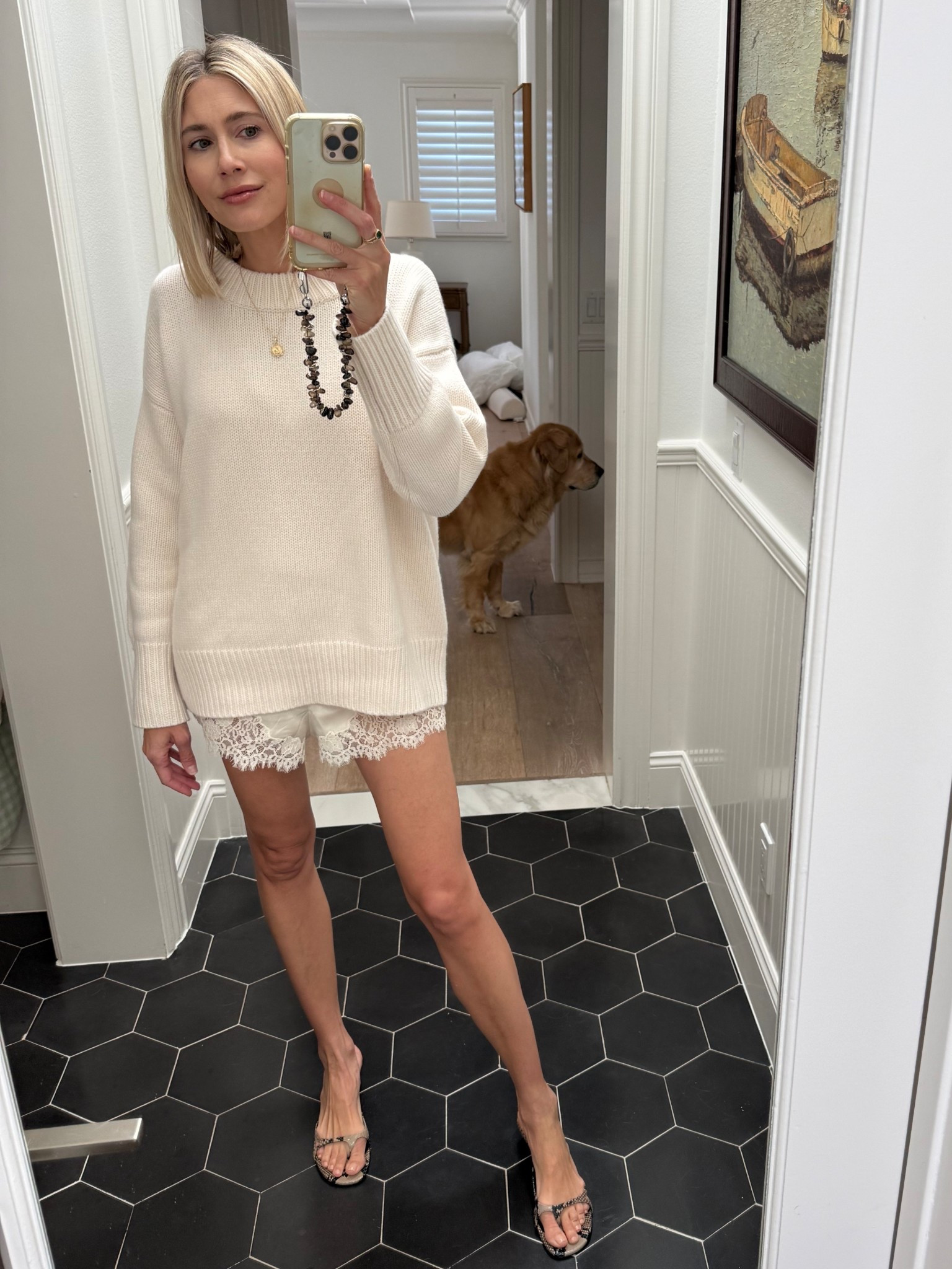 Little lunch outfit today 