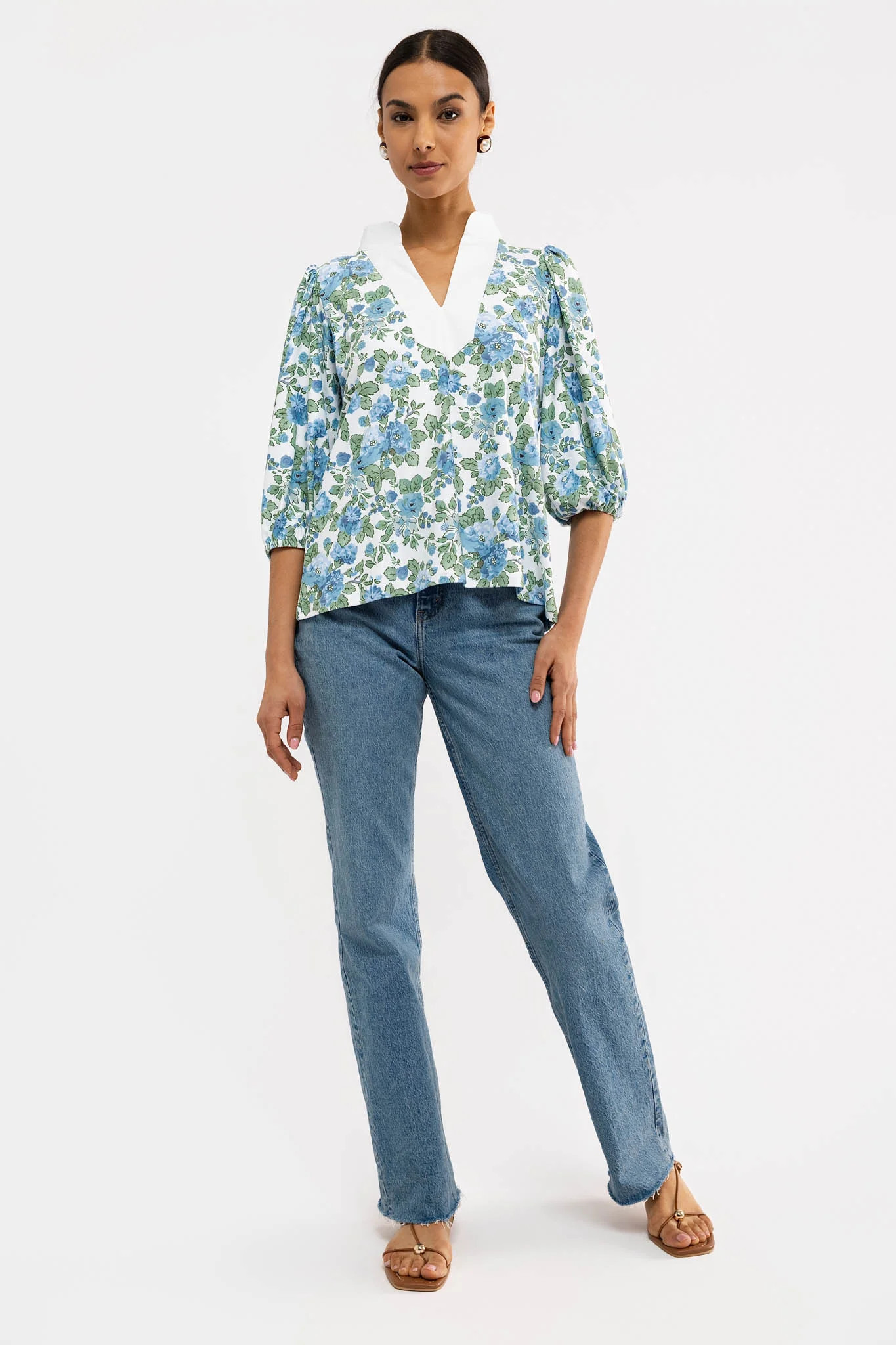 Eliza Top - Cotswolds Bloom | Smith and Quinn