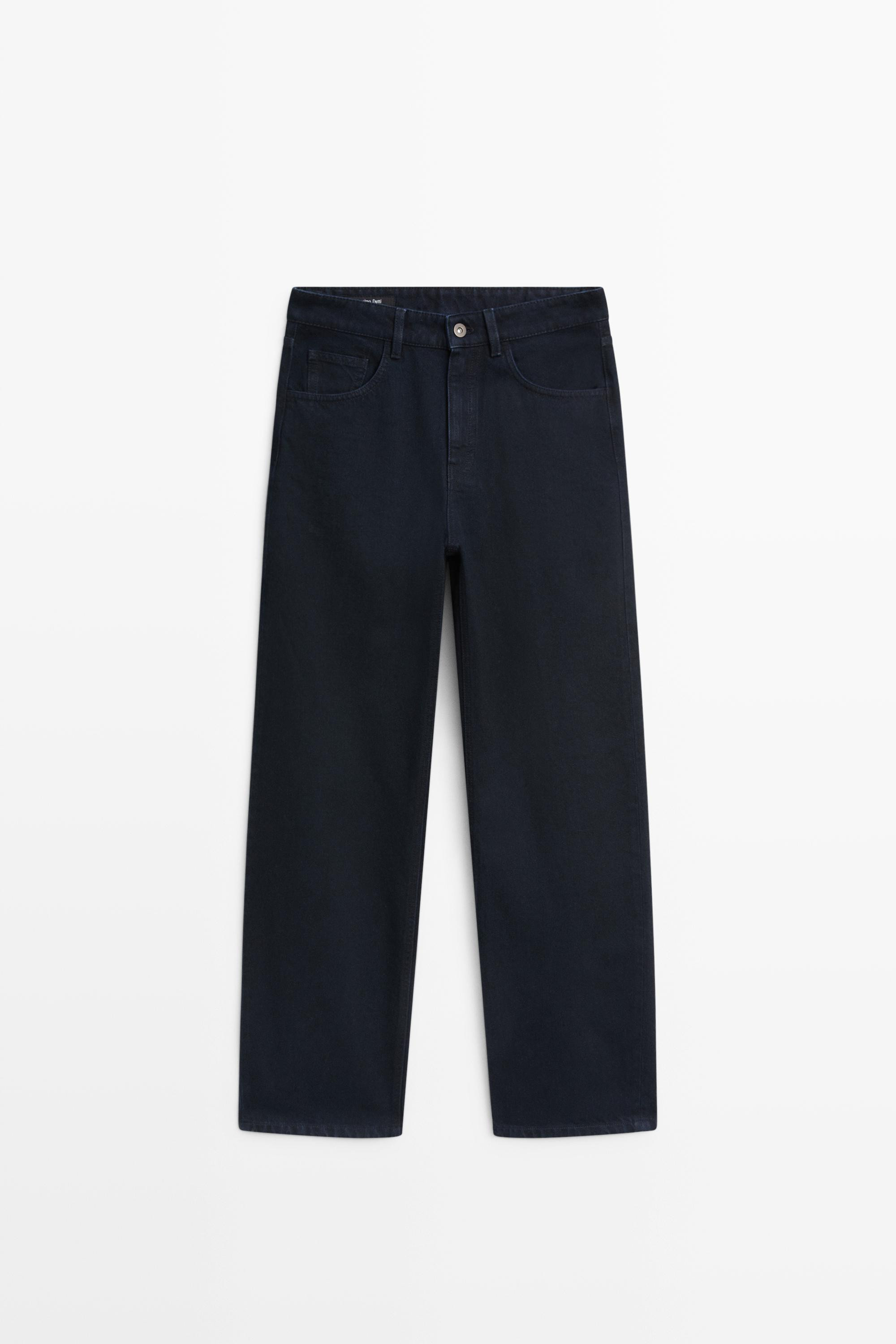 High-waist barrel fit jeans | Massimo Dutti UK