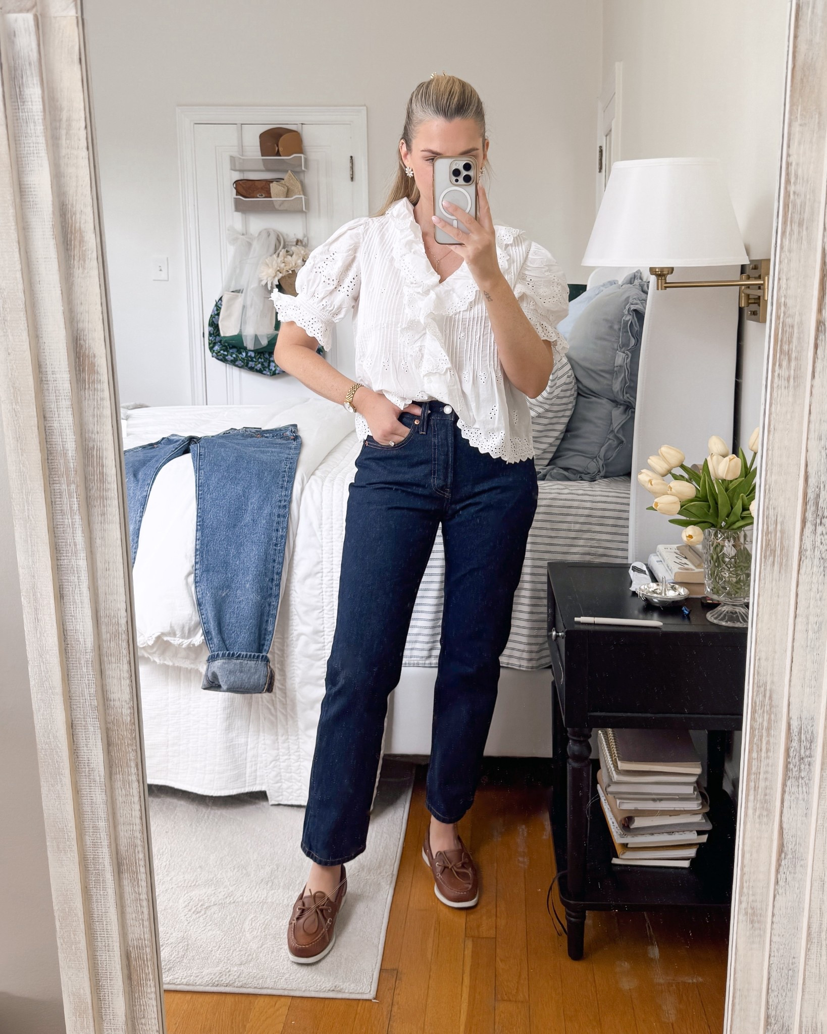 New Jean for fall! I live in my Levi 501 originals! I got indigo and mid wash to add to the collection 🙌🏼 

#LTKStyleTip #LTKSaleAlert