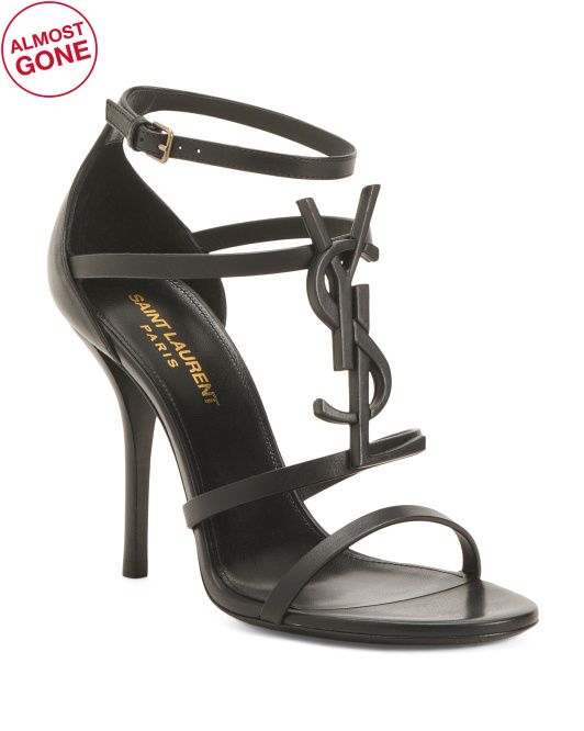 Made In Italy Leather Logo Sandals | TJ Maxx