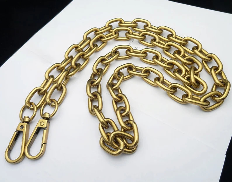 Antique Gold Bag Chain Replacement Strap Purse Chain Bag Strap Bag Handle Bag Hardware - Etsy Can... | Etsy (US)