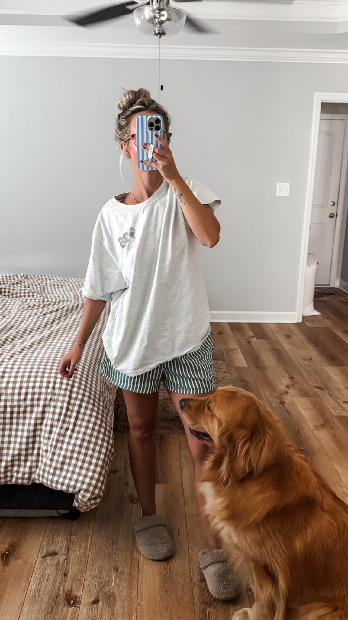 Sunday comfy and I love these eight dollar boxer shorts from Walmart

#LTKmomlife #LTKootd #LTKgrwm