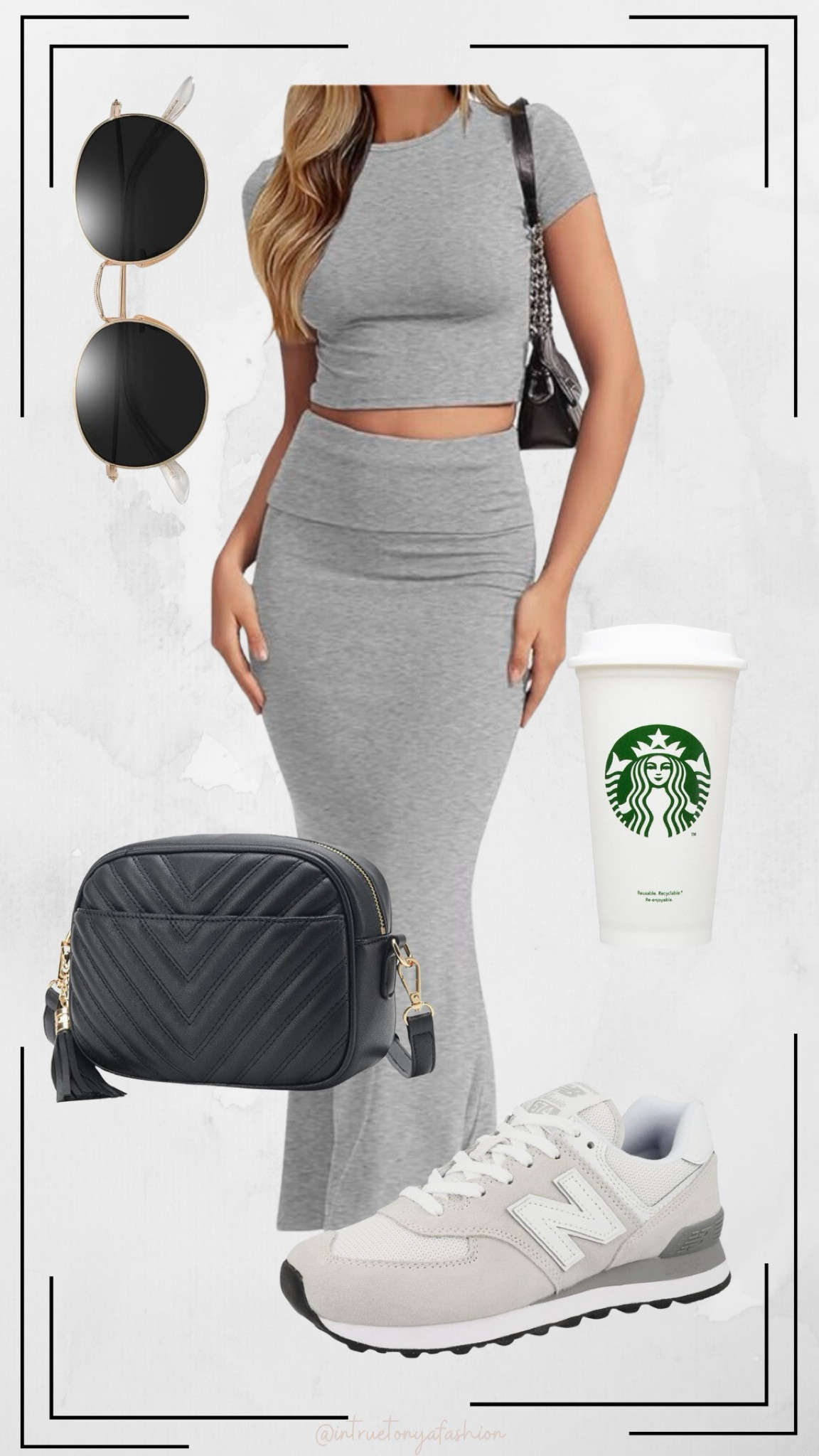 Early fall outfit idea with a fitted tee and skirt matching set, new balance sneakers, crossbody bag and sunglasses 

//Fall outfits 2024, fall fashion finds, fall favorites amazon,petite amazon fashion, casual mom outfit ideas, fall outfit amazon, amazon outfit ideas, casual outfit ideas, outfit inspo, casual fashion, amazon fall fashion, amazon casual outfit fall, cute casual outfit, outfit ideas fall, amazon shoes, amazon bag, purse, size 4-6, casual fall outfits, casual outfit ideas everyday, fall tops, fall fashion, fall bags, autumn outfit

#LTKItBag #LTKFindsUnder50 #LTKShoeCrush