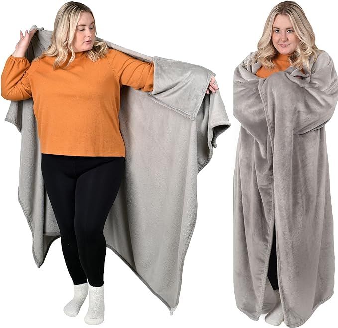 Dreamighty The Wearable Blanket That's Truly a Blanket! Cape and Cozy Throw Blanket in One, Mothe... | Amazon (US)