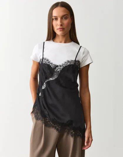 Satin Lace Cami Top | Glassons (Australia)