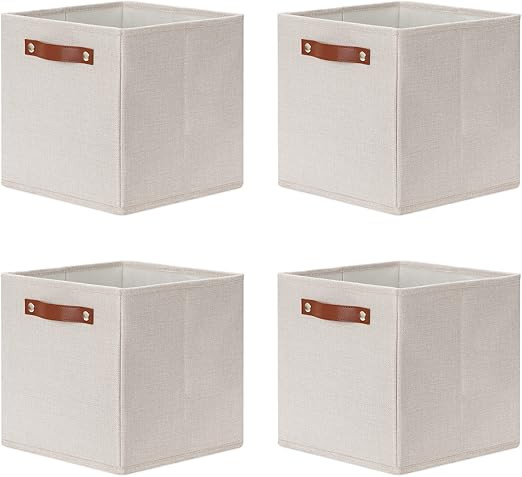 DULLEMELO Storage Boxes for Shelves Closet Storage,Sturdy Home Organization Bins for Gifts Empty,... | Amazon (US)