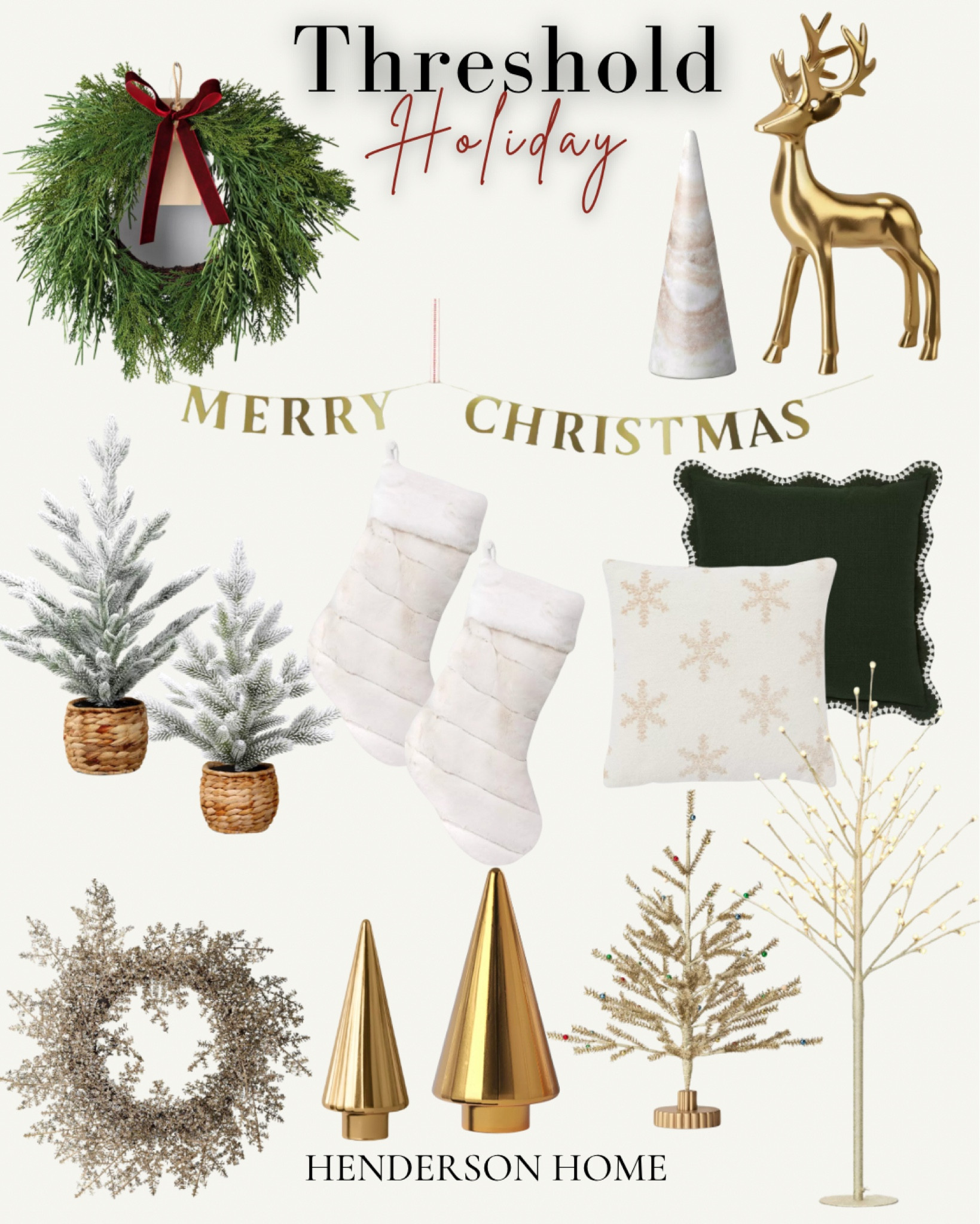 Threshold holiday collection 🎄

Modern Christmas. Christmas decor. Stockings. Cedar wreath. Christmas table decor 

#LTKSeasonal #LTKHoliday #LTKHome