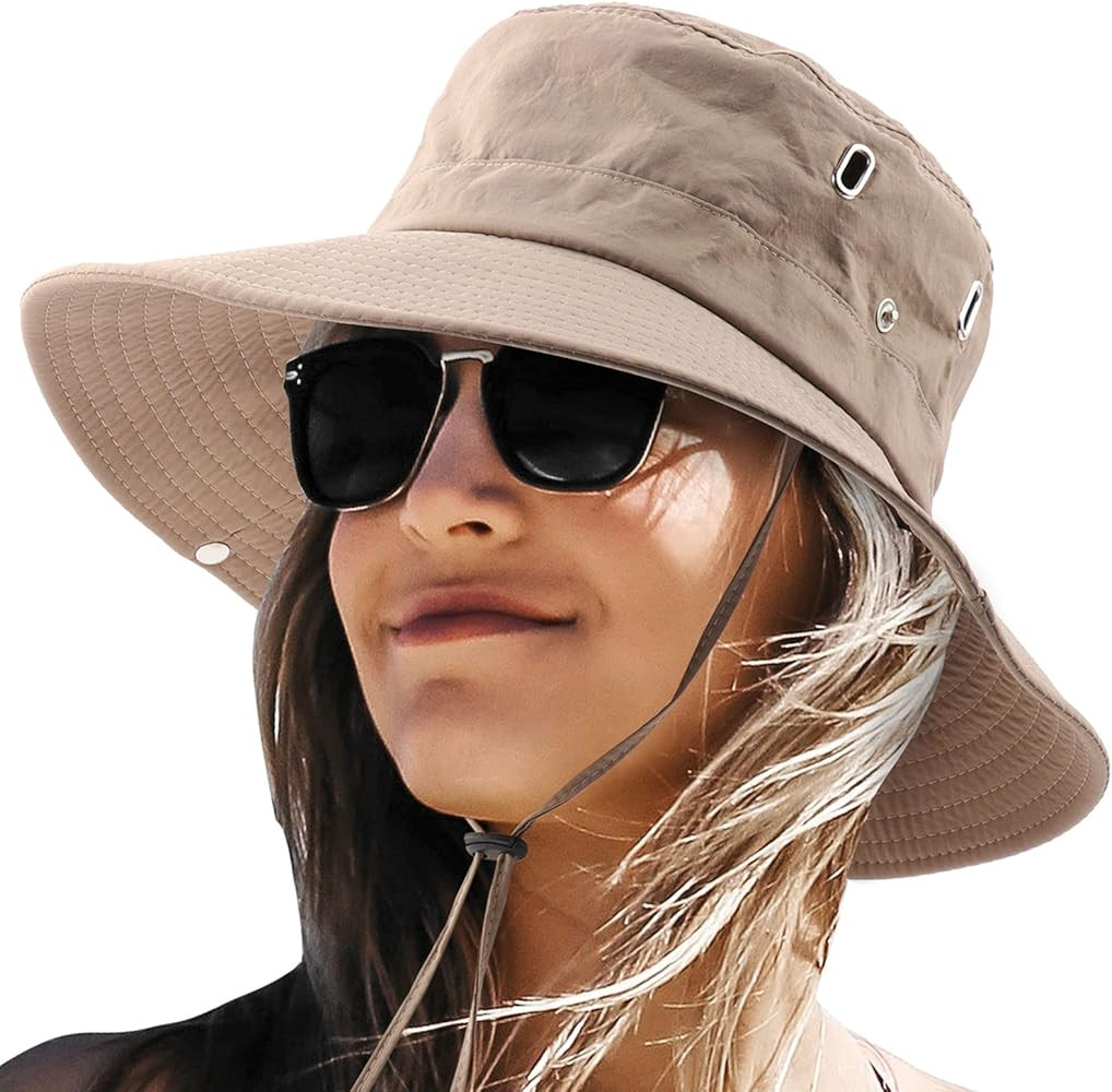 Amazon.com: NSYOOMH Women Mens Sun Hats with uv Protection,UPF 50+Premium Waterproof Fishing Hat,... | Amazon (US)