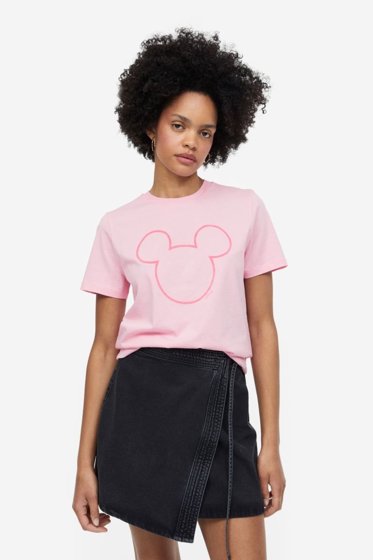 T-shirt with Motif | H&M (US + CA)