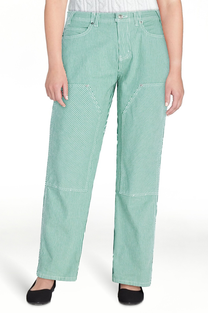 Free Assembly Women's and Women's Plus Mid Rise Relaxed Carpenter Jeans, Sizes 0-26W | Walmart (US)
