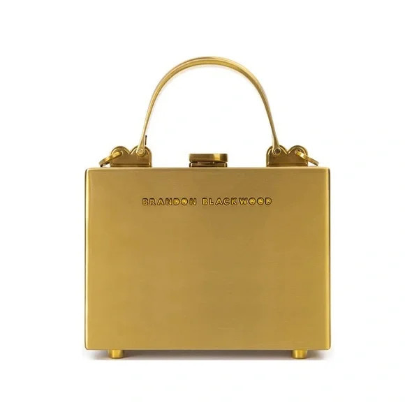 Brandon Blackwood gold metal MINI KENDRICK TRUNK | Poshmark