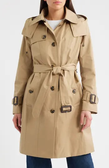 Heritage Trench Raincoat with Removable Hood | Nordstrom