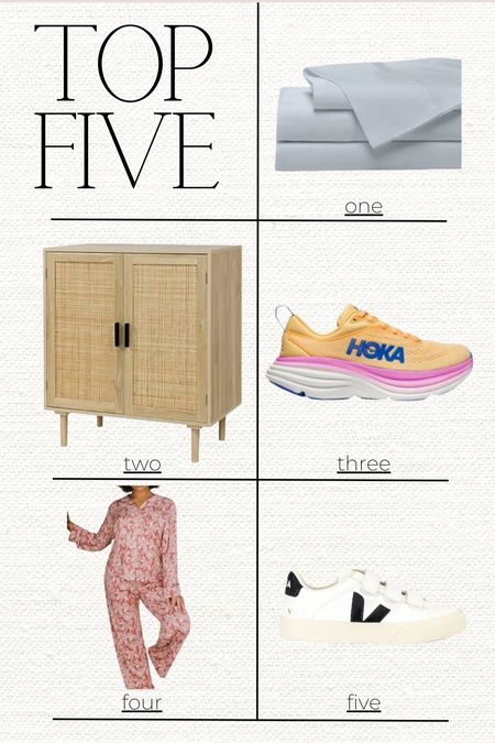 Introducing this week's best sellers – a perfect blend of comfort, style, and functionality! From Cozy Earth's luxurious pajamas and bed sheets to the latest additions to my shoe collection with Hoka's and Vejas, not to mention the stunning new cabinet, these finds are top picks for a reason! Elevate your everyday with these must-have essentials.

Hoka | Amazon | Cozy Earth | Vejas 

#LTKstyletip #LTKshoecrush #LTKhome