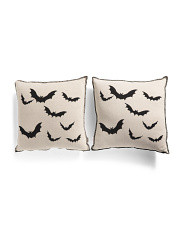 20x20 Set Of 2 Bats Pillows | TJ Maxx