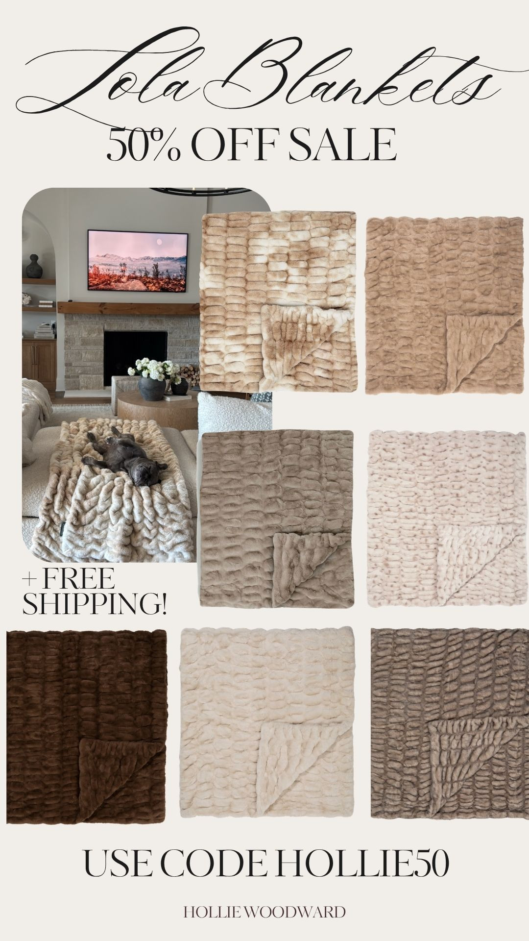 use code HOLLIE50 for 50% off!!!  

 #LTKHome #LTKSaleAlert