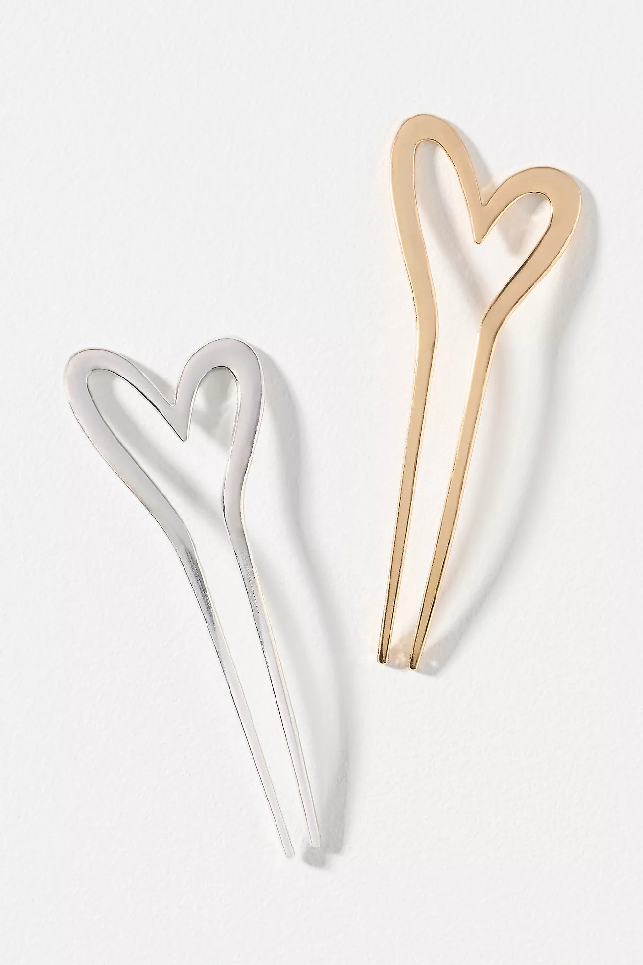 Metal Heart Hair Pin | Anthropologie (US)