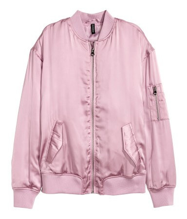 H&M Satin Bomber Jacket $29.99 | H&M (US)