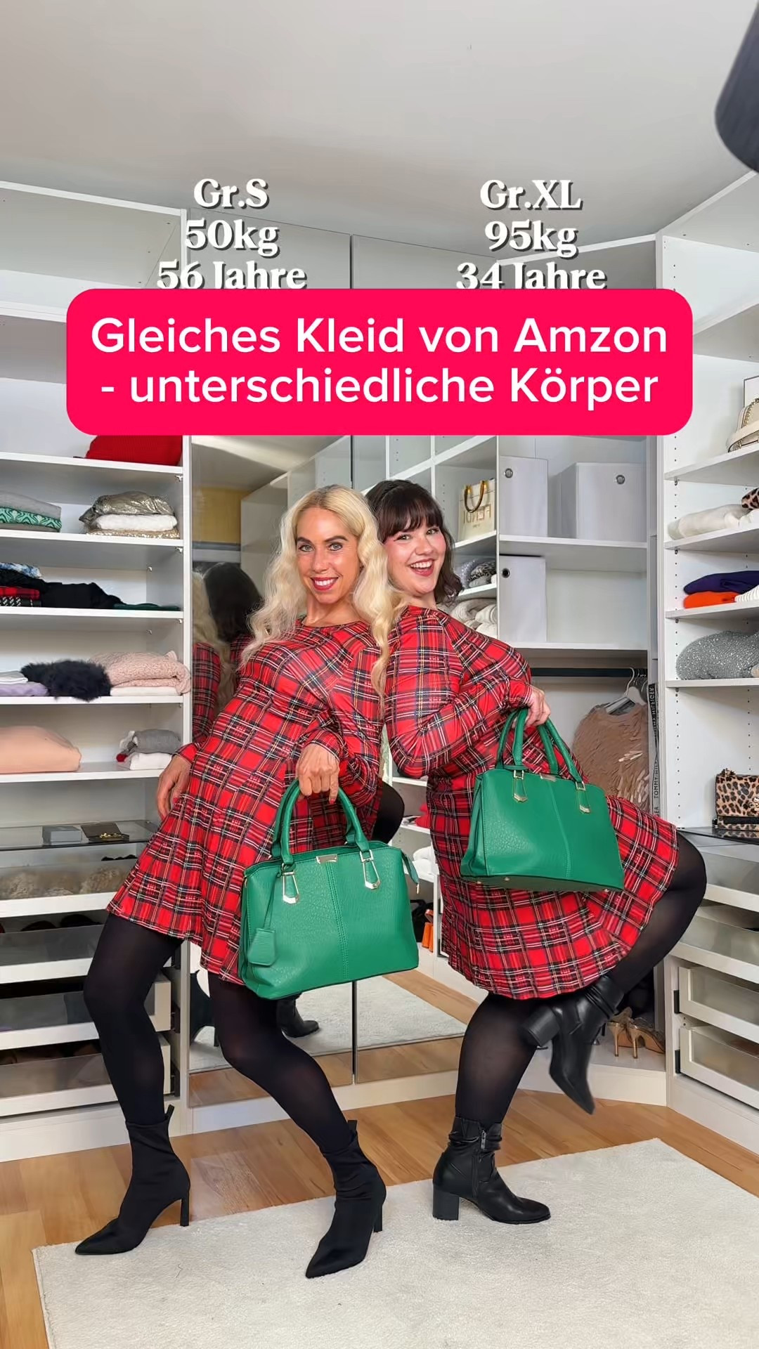 wir tragen Gr.S & Gr.XL🫶

#LTKdeutschland #LTKkleider #LTKü50