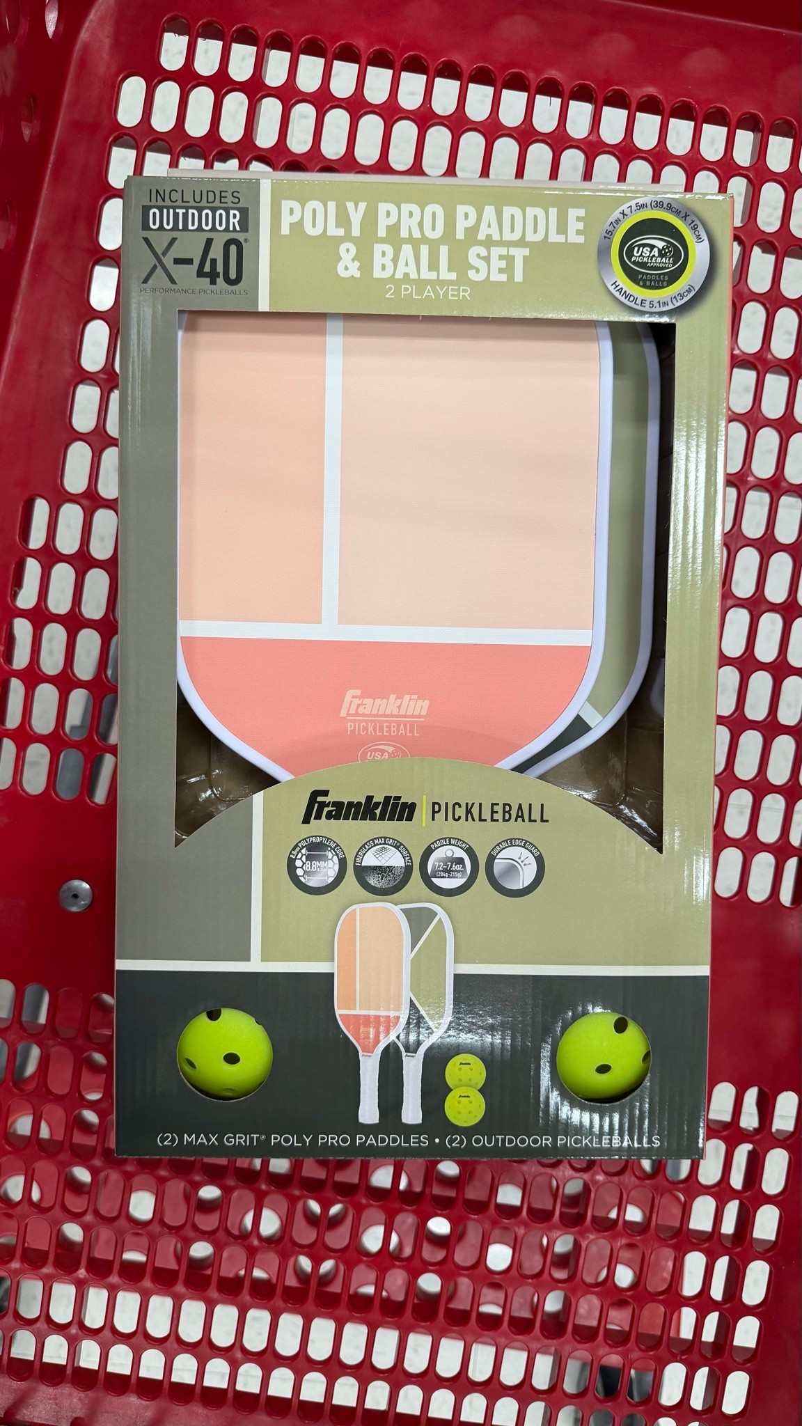 Today only Target Circle Deal. 40% off pickleball and tennis gear