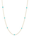 Click for more info about Enamel Dot Station Necklace