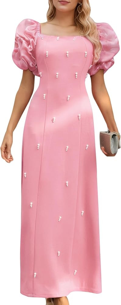 Women's Summer Club & Night Out Dresses Elegant Evening Party Cocktail Sexy Ruched Prom Wedding G... | Amazon (US)