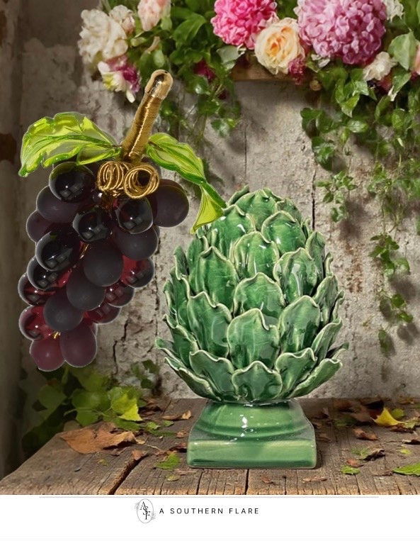 ￼ Beautiful, handmade artichoke/ Hime Decor