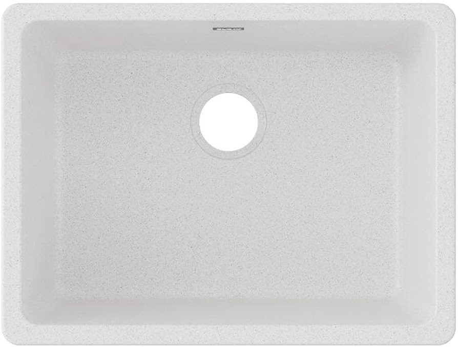 Elkay Quartz Classic ELGU2522WH0 Single Bowl Undermount Sink, White | Amazon (US)