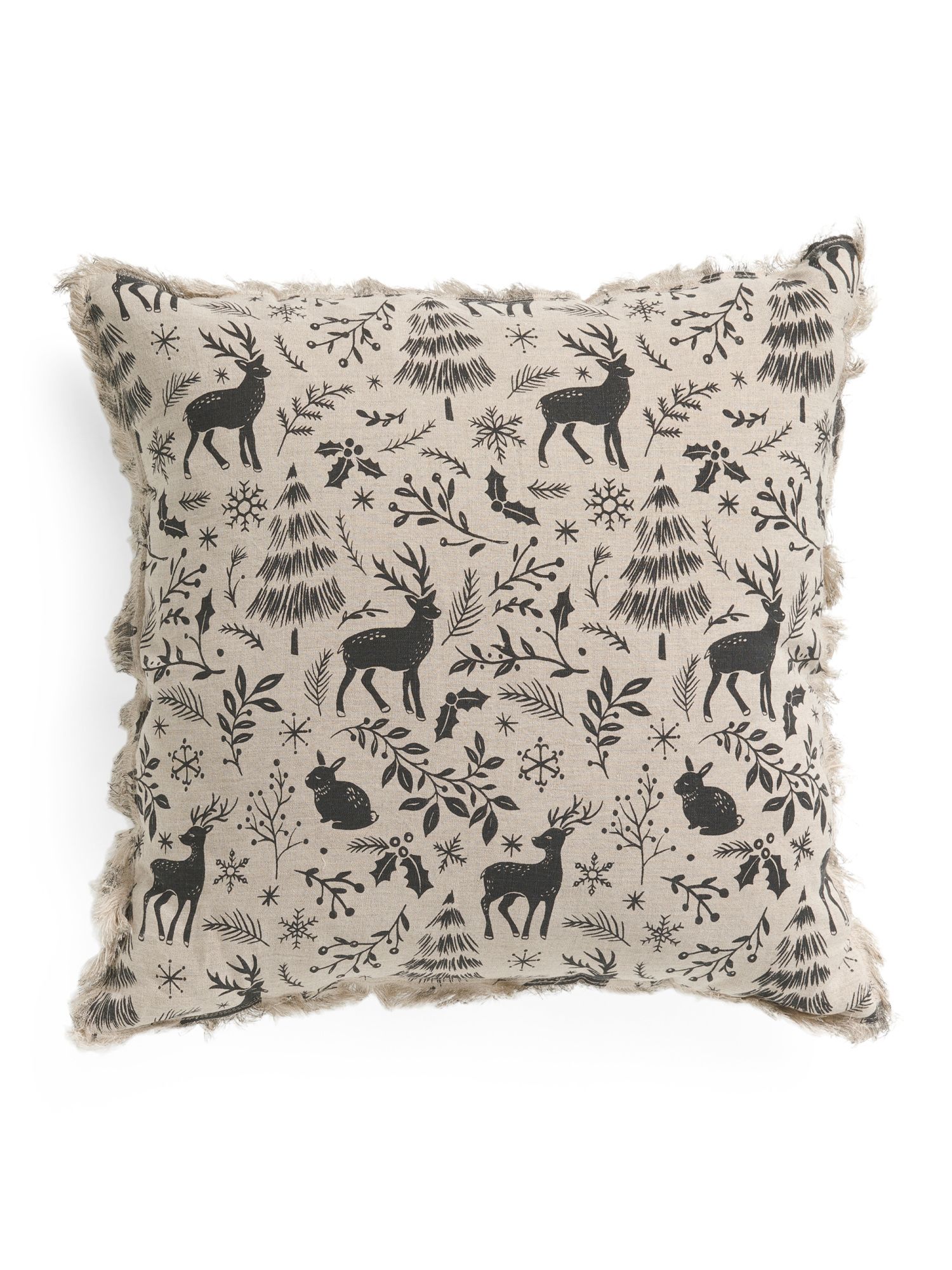 20x20 Linen Wintery Woodland Pillow | Pillows & Decor | Marshalls | Marshalls