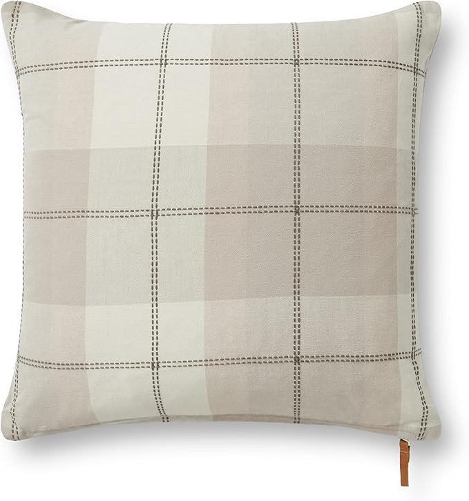 Chris Loves Julia x Loloi Teddy Collection PCJ0009 Beige / Multi 18'' x 18'' Pillow | Amazon (US)