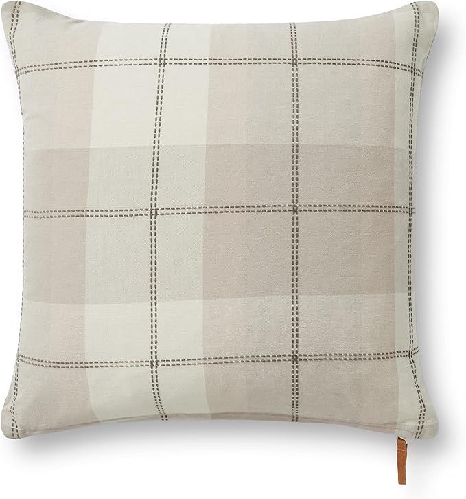 Chris Loves Julia x Loloi Teddy Collection PCJ0009 Beige / Multi 18'' x 18'' Pillow | Amazon (US)