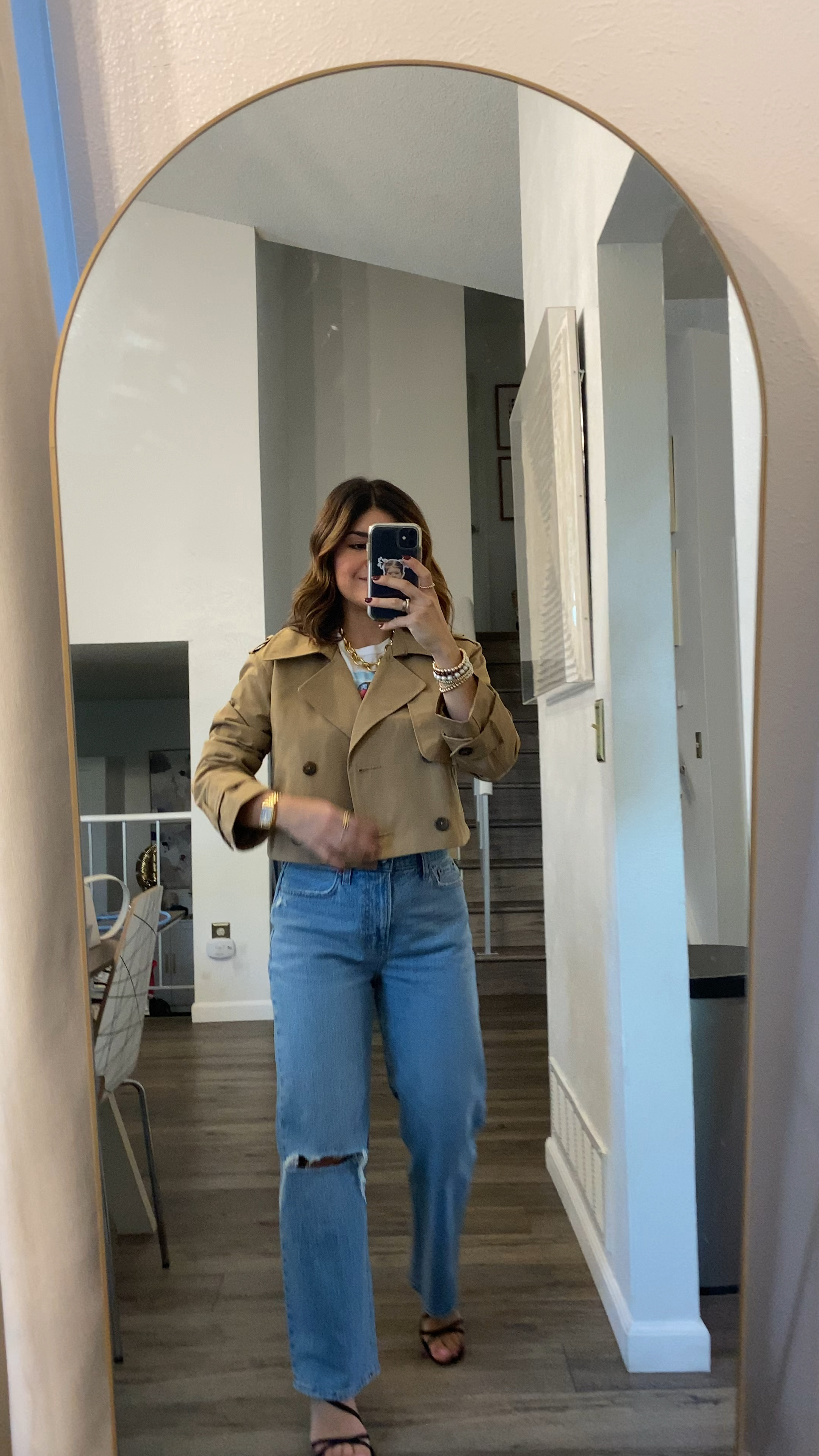 Can’t get enough of these jeans!! They are so flattering and chic! Also this cropped trench coat is everything🤌🏻 the fit is so good. It runs tts.

Tee size small
Cropped Trench coat size xs
Jeans size 25 short

Abercrombie denim, fall must-haves, fall outfits, fall style, Abercrombie jeans

#LTKFindsUnder50 #LTKFindsUnder100 #LTKSeasonal