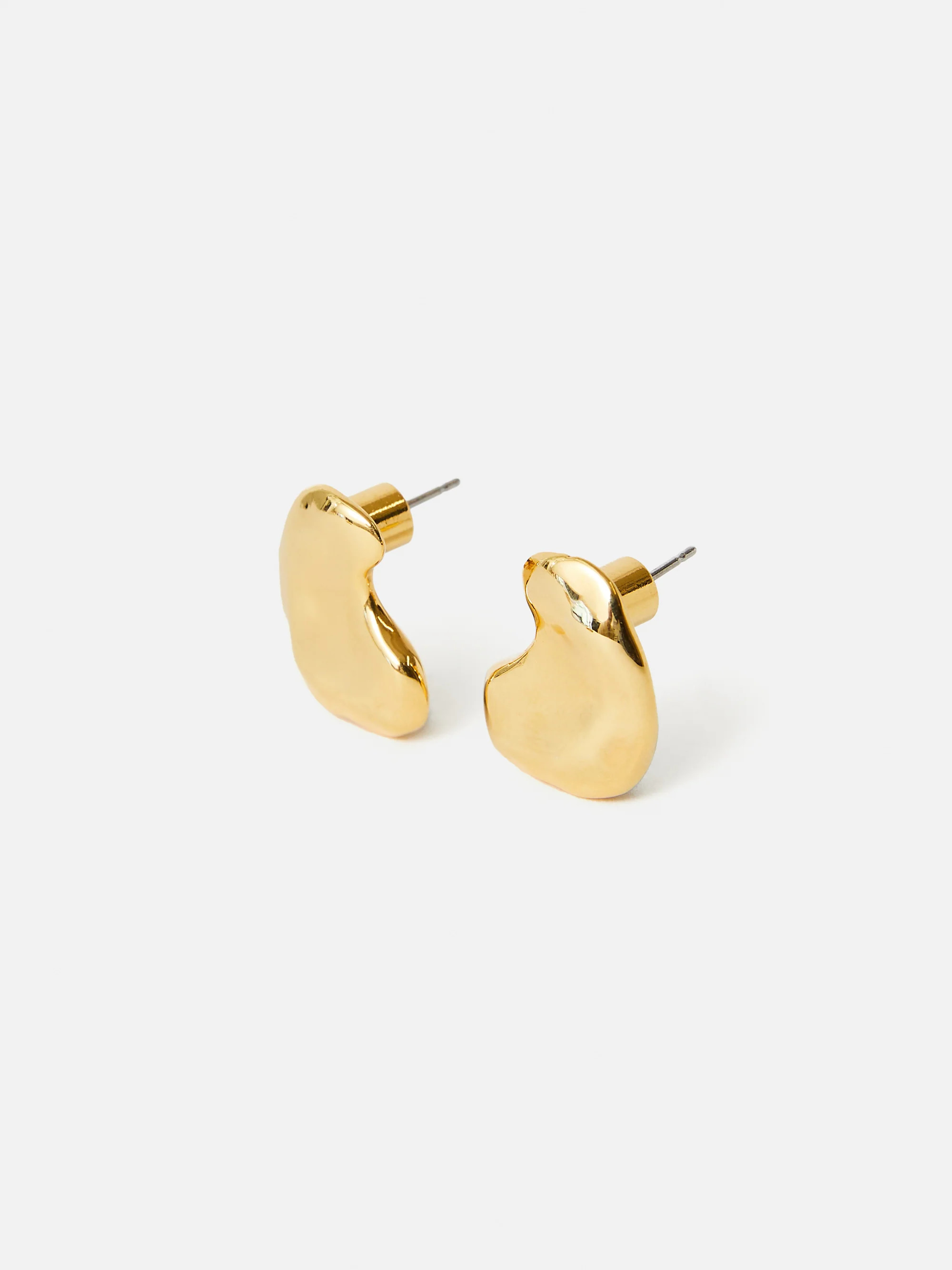 Molten Stud Earring | Gold | Jigsaw (UK)