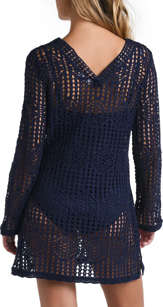 Waverly Long Sleeve Cotton Cover-Up Dress | Nordstrom